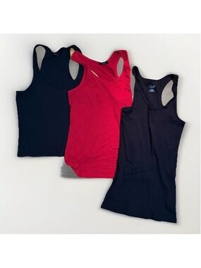 3-Pack Racerback Tank Top Bundle - Size Large